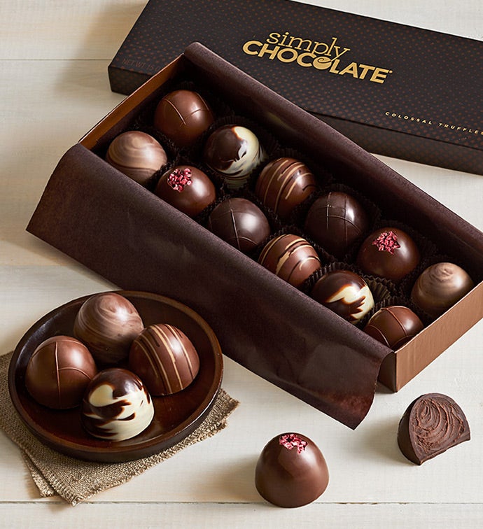 Simply Chocolate® Colossal Truffles 12pc